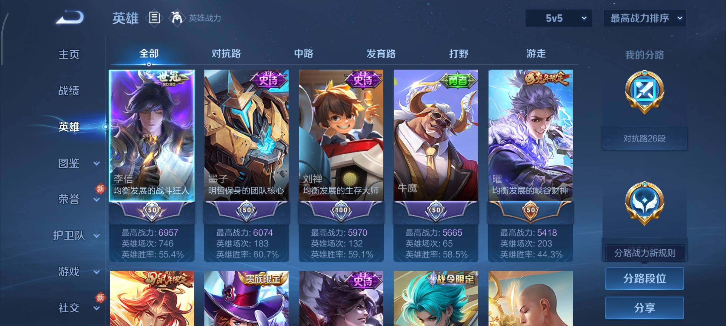 WZCMY3442956王者荣耀账号详情图3