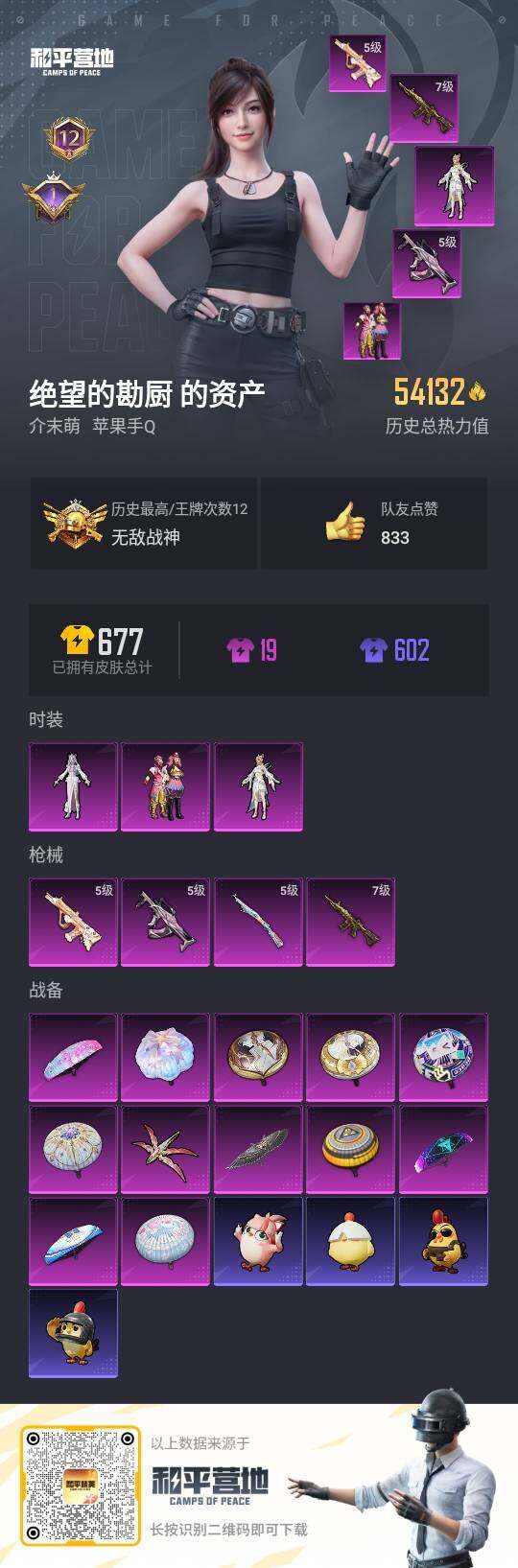 HPLE3440791和平精英账号详情图3 HPLE3440791和平精英账号详情图3