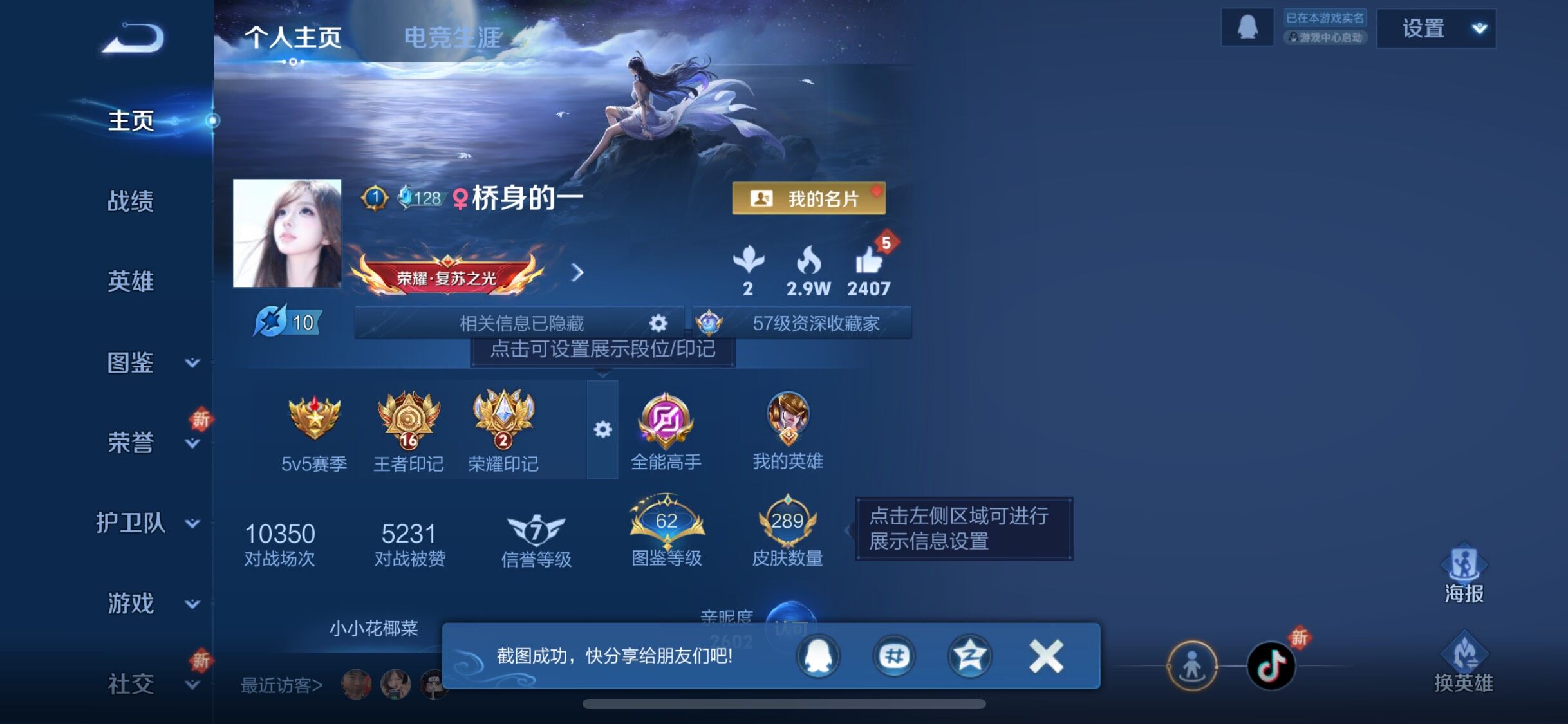 WZQM3450022王者荣耀账号详情图14