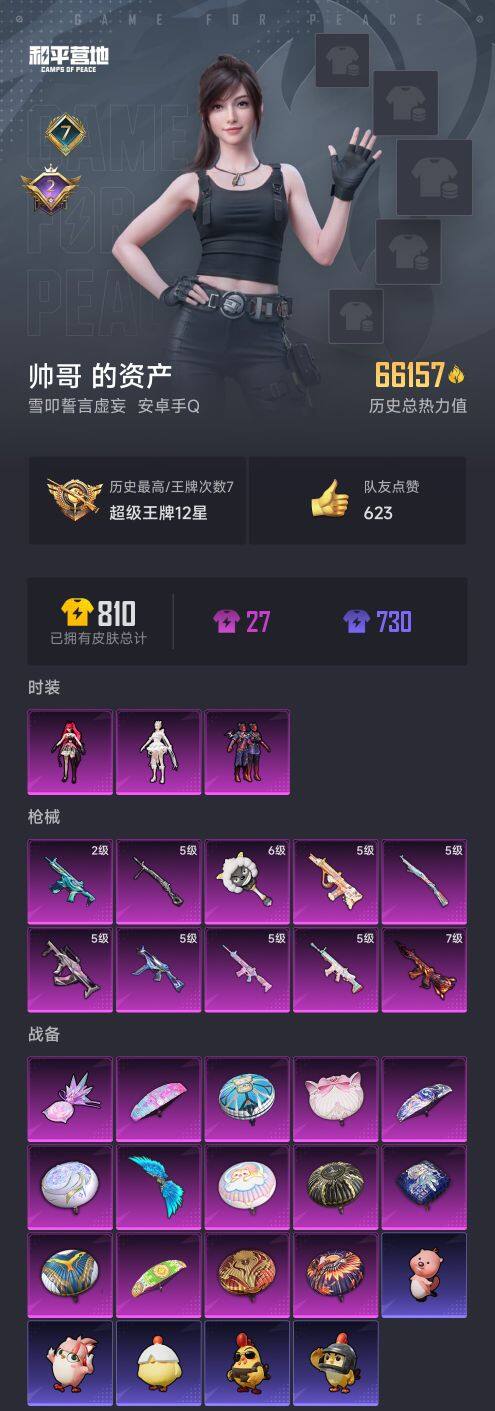 HPQM3435578和平精英账号详情图3