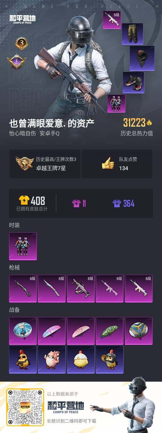 HPCMW3440845和平精英账号详情图3