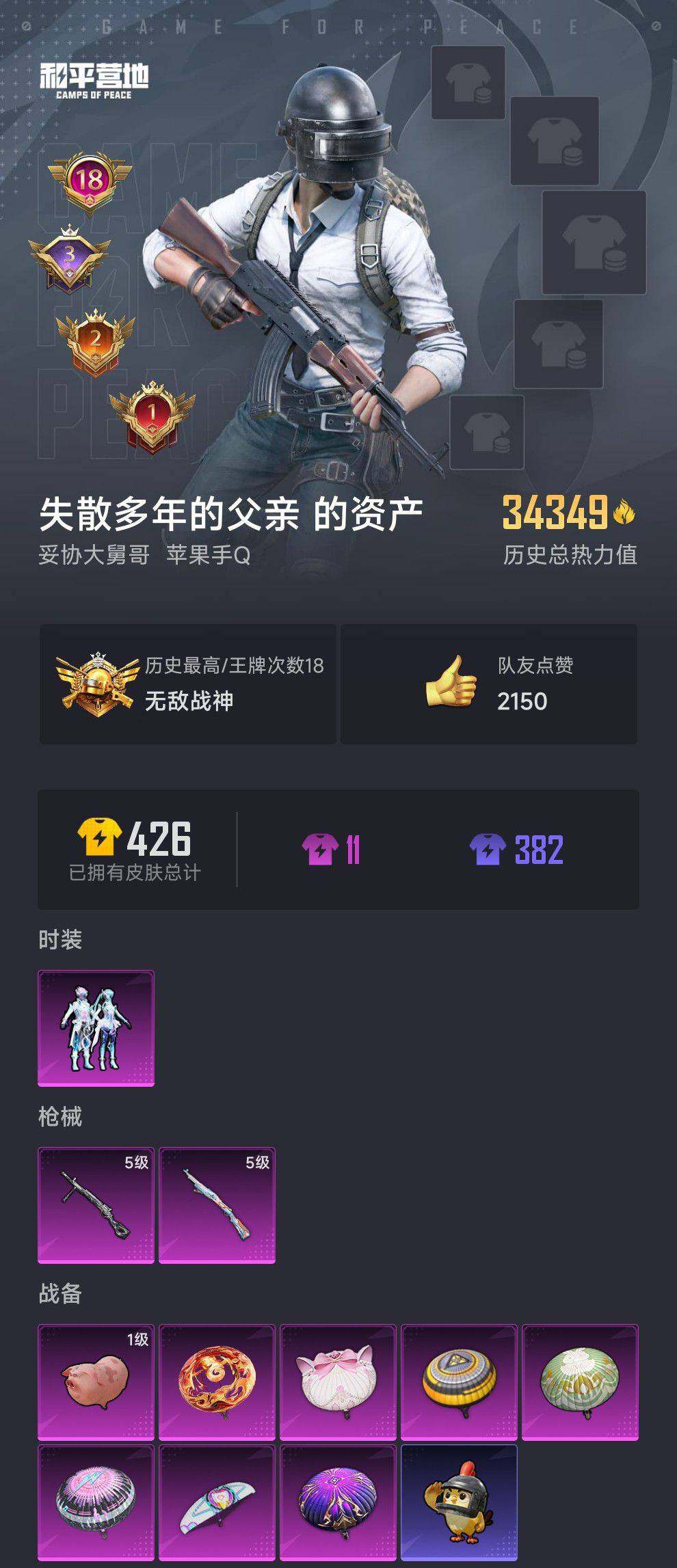 HPCMW3435943和平精英账号详情图2