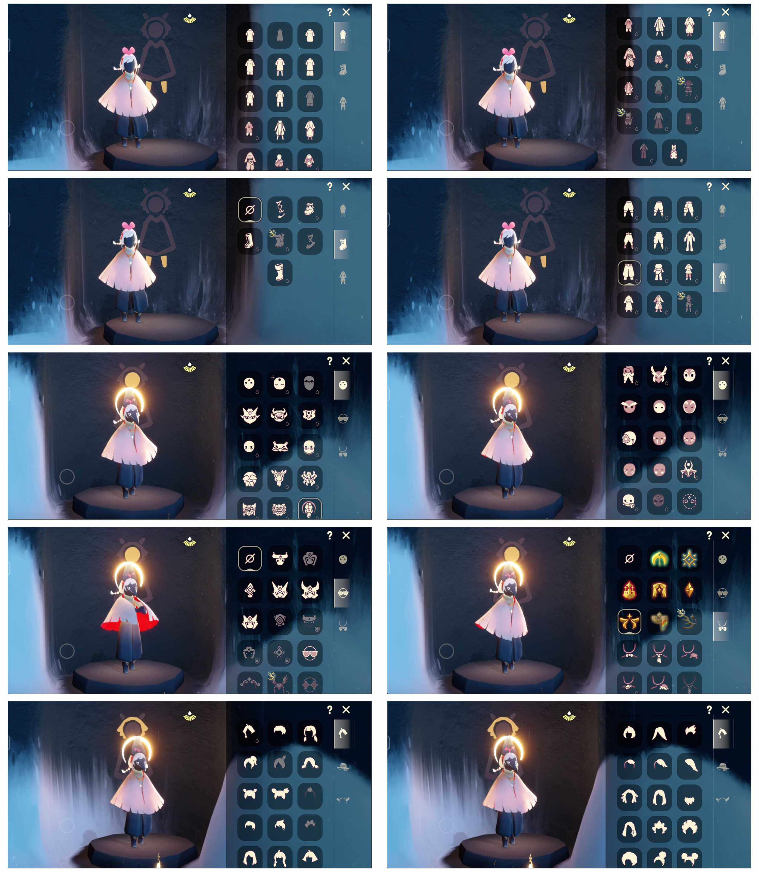 光遇账号安卓官服7季8翼狗头小王子斗篷白枭凤凰面具黄眉面具冥龙斗篷樱花头猫猫头详情看图
资源：蜡烛16    爱心2      翼8 
已毕业地图：晨岛  雨林  霞谷  墓土 
毕业季节：预言季 梦想季  表演季