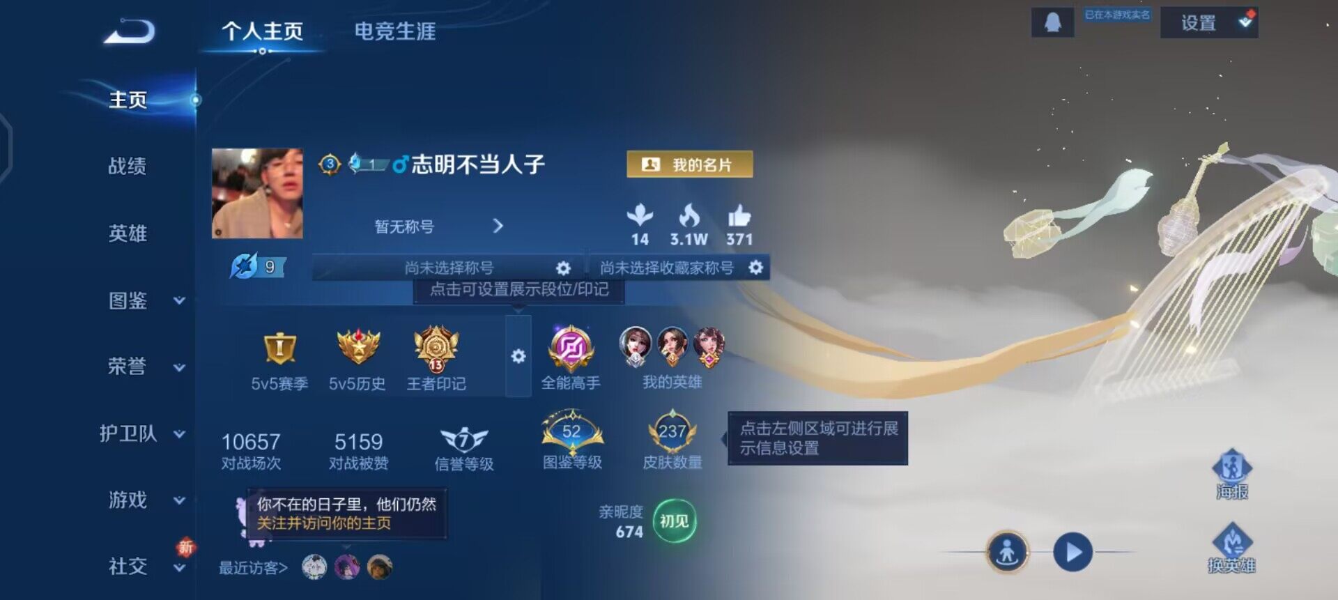 WZQM3445437王者荣耀账号详情图3