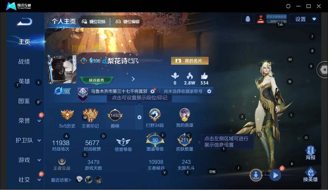 WZLE3454896王者荣耀账号详情图7