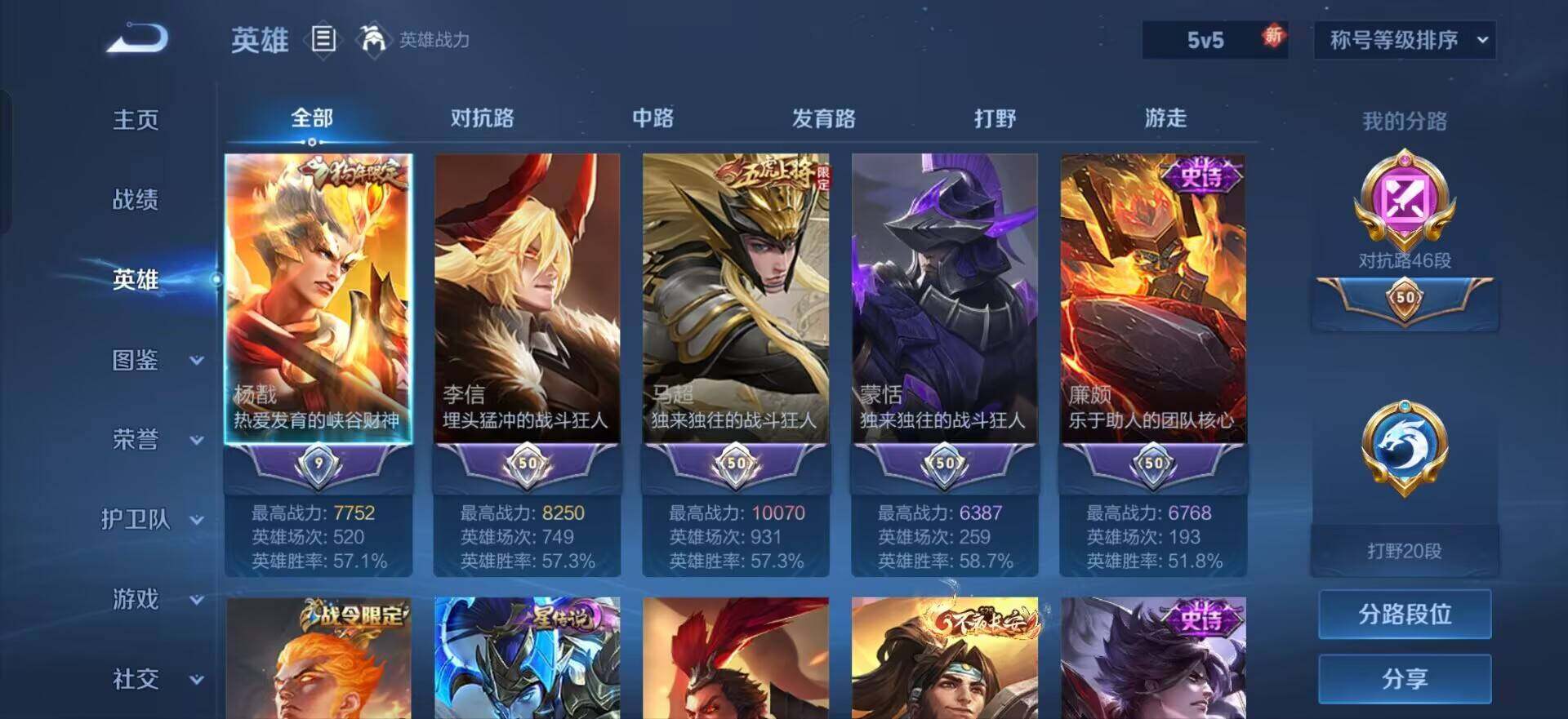 WZQM3445423王者荣耀账号详情图14 WZQM3445423王者荣耀账号详情图14