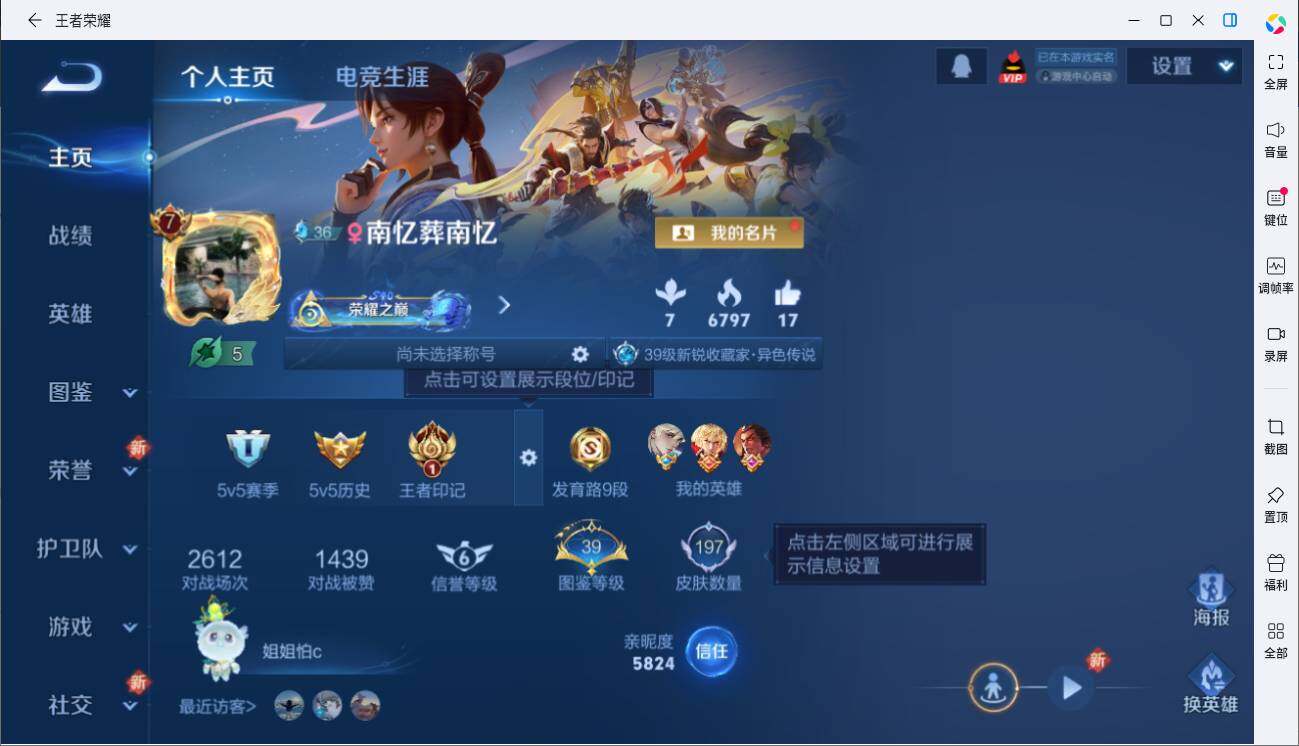 WZLE3451180王者荣耀账号详情图2