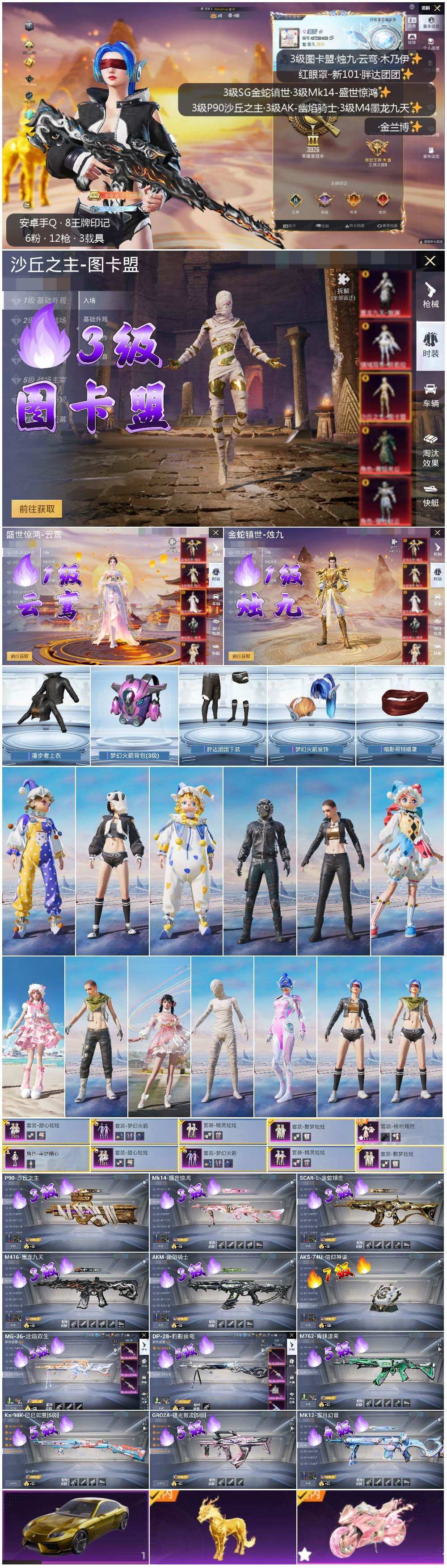 HPLX3440566和平精英账号详情图3