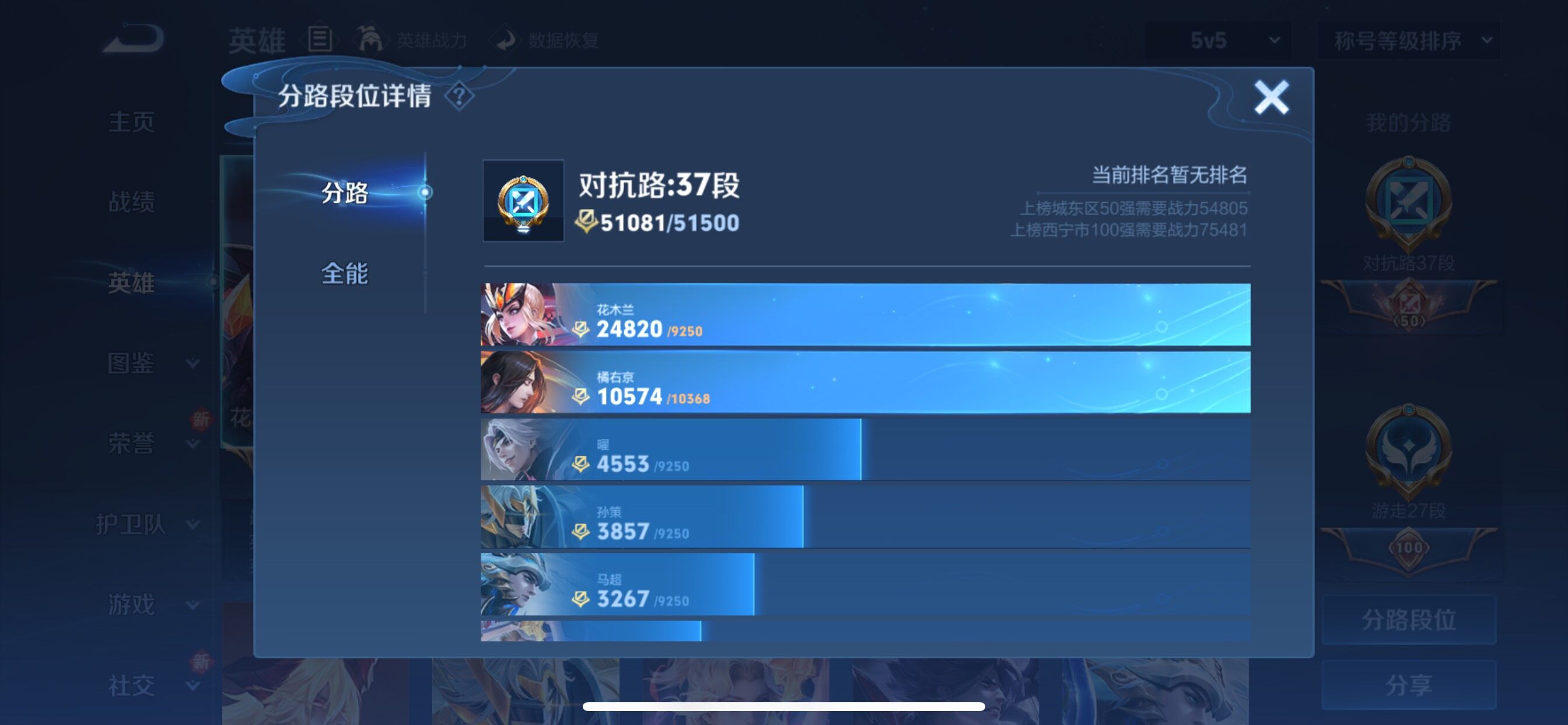 WZCMY3445501王者荣耀账号详情图5