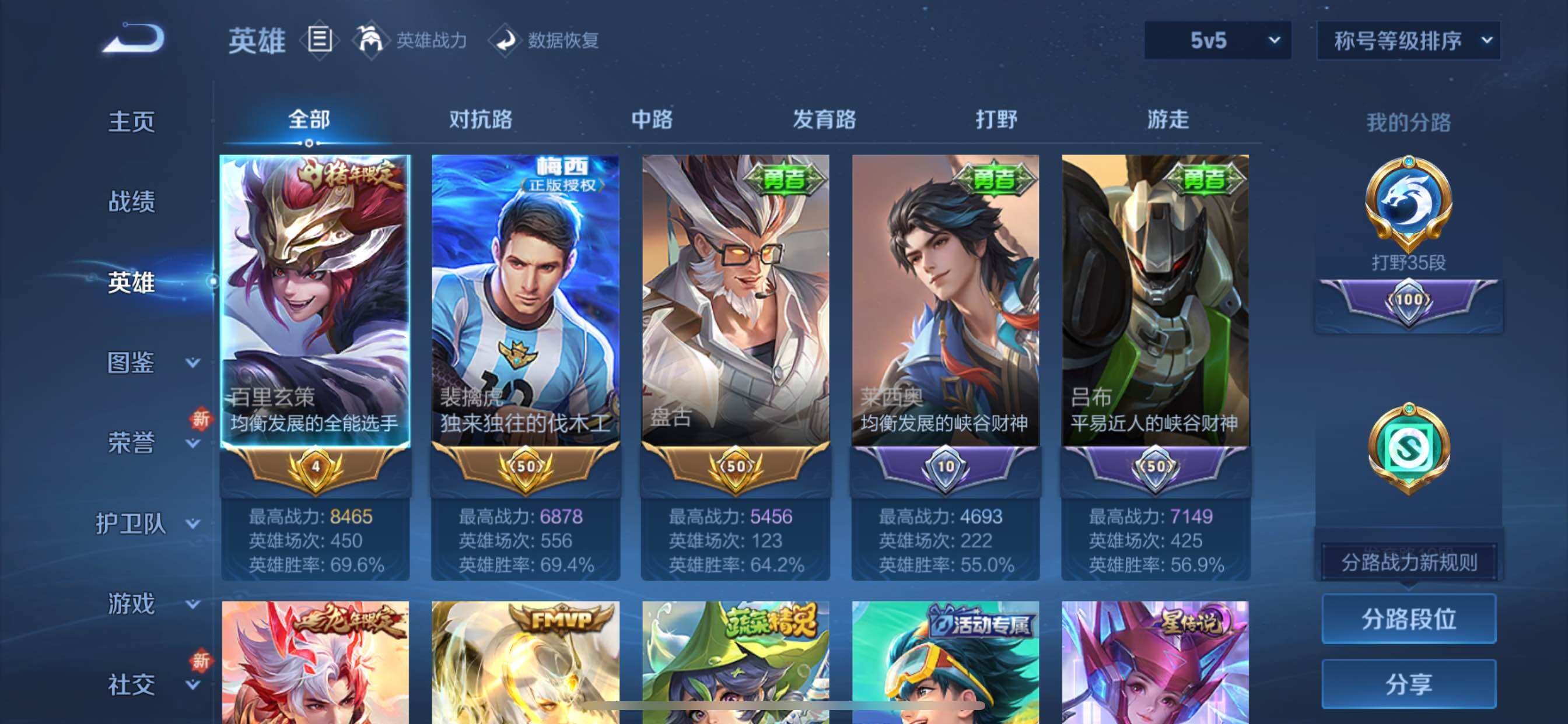 WZCMY3443174王者荣耀账号详情图2