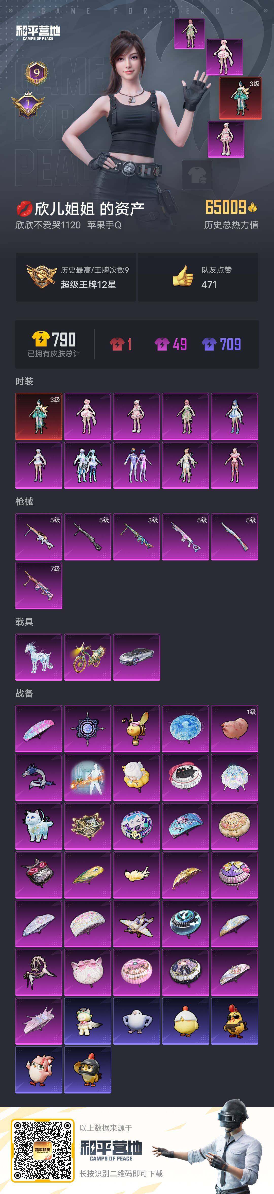 HPQM3437713和平精英账号详情图6