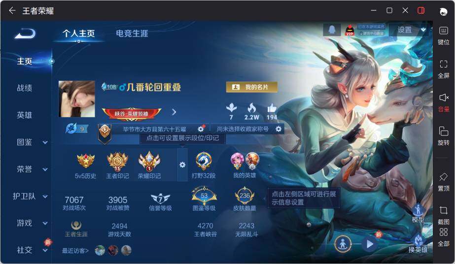 WZLE3450703王者荣耀账号详情图6