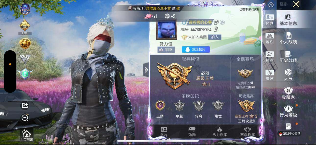 HPCMW478276和平精英账号详情图2