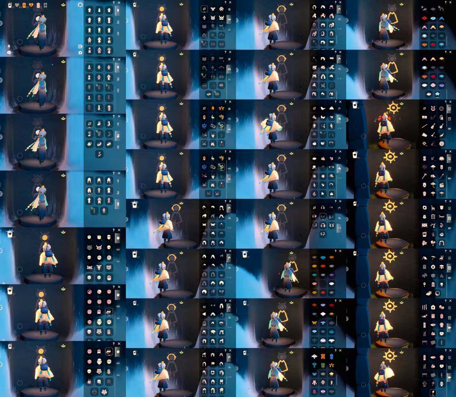 光遇账号华为渠道服HM1783 华为 【毕业图】晨岛，雨林，霞谷 【毕业季】破晓季，欧若拉，双星季 【蜡烛】37 【爱心】89 【稀有礼包】瑞气服饰，肯德基联动礼包，兔子拖鞋，彩虹耳饰，彩虹耳机，圣诞鹿角，巫树犄角，