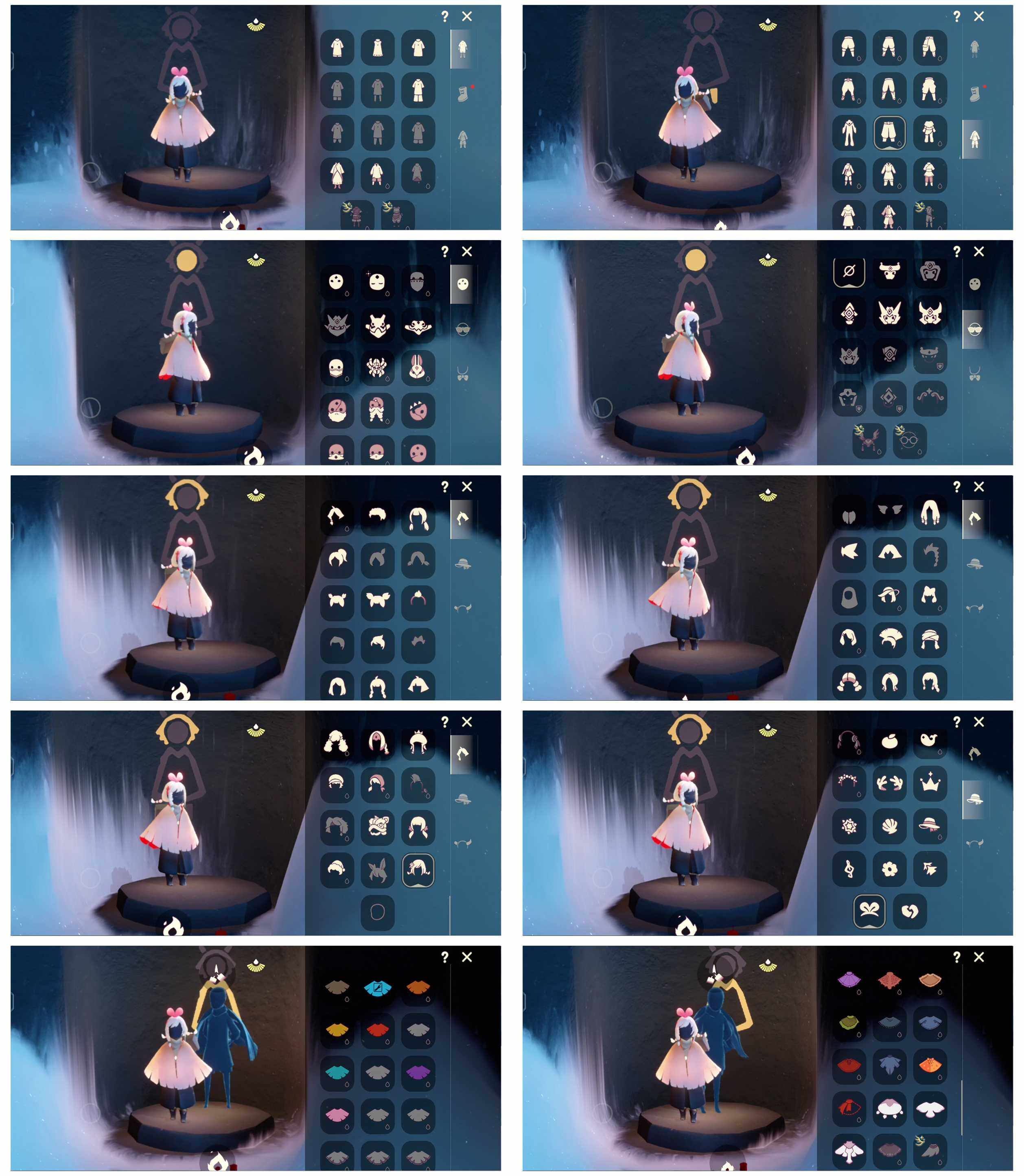 光遇账号安卓官服3季9翼白枭樱花头高马尾蓝色音乐会红金斗篷燕尾斗篷详情看图
资源：蜡烛474    爱心12    红烛 33  翼9
已毕业地图：雨林  霞谷
毕业季节： 潜海季  表演季   半破晓季
稀有礼包