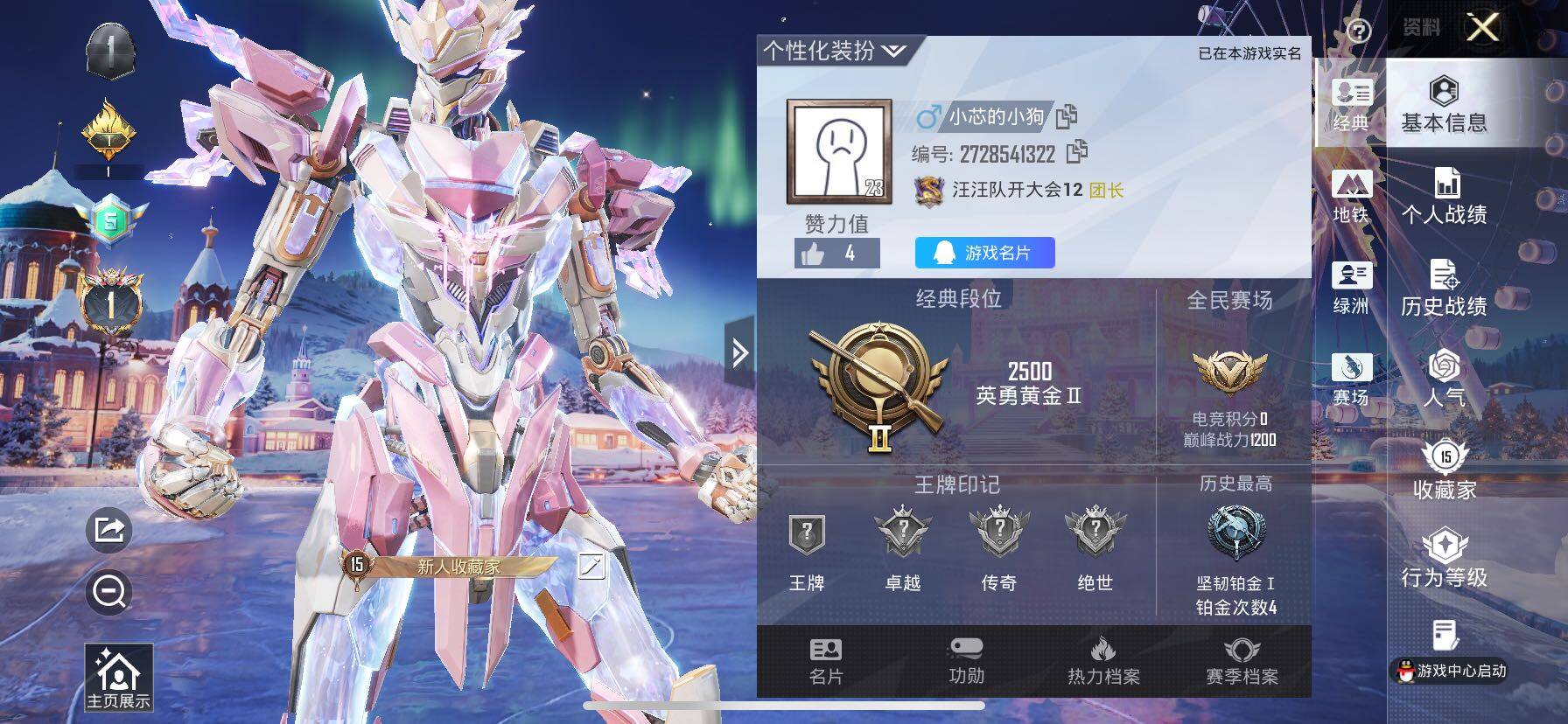 HPCMW420353和平精英账号详情图2