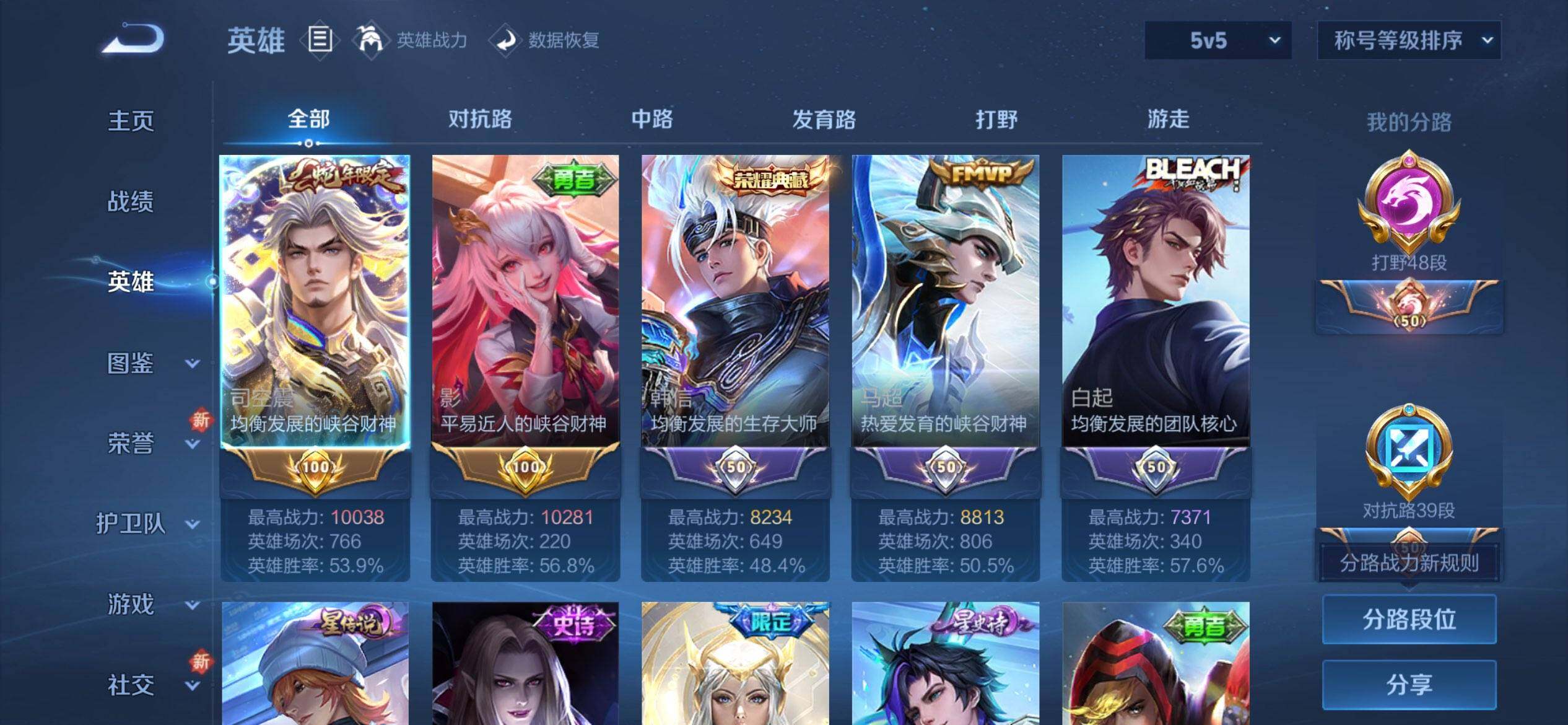 WZQM3443790王者荣耀账号详情图5 WZQM3443790王者荣耀账号详情图5