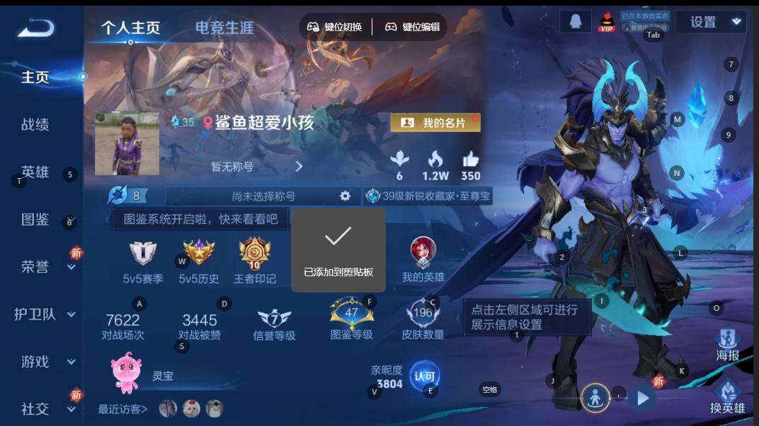 WZLE3465921王者荣耀账号详情图7