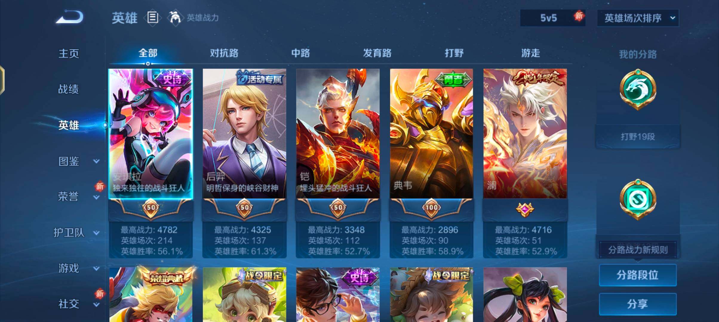 WZJZ3472077王者荣耀账号详情图7