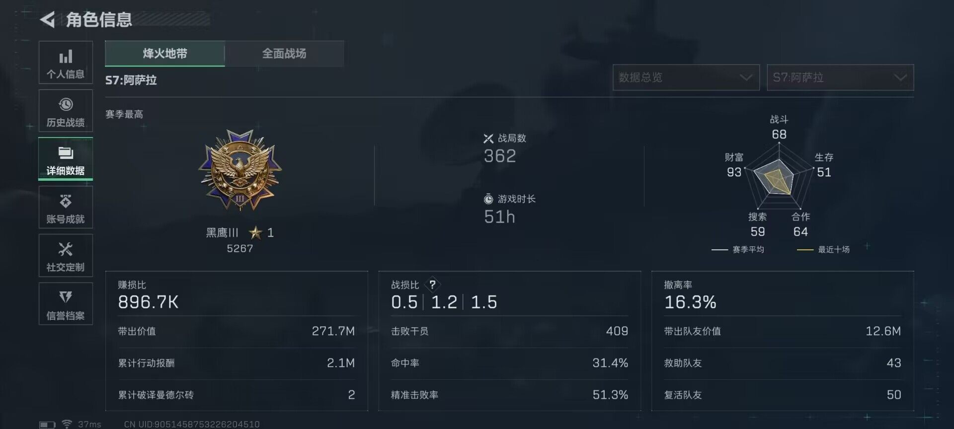 SJZCMW394778三角洲行动账号详情图10