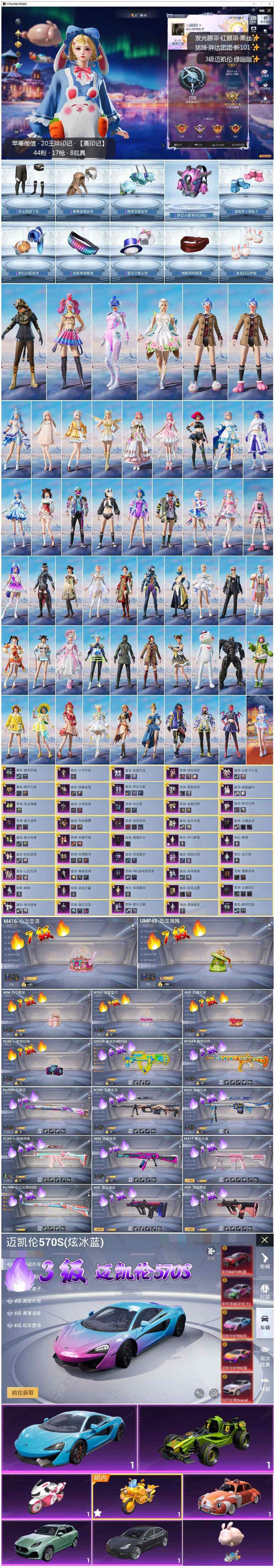 HPLX3447370和平精英账号详情图2