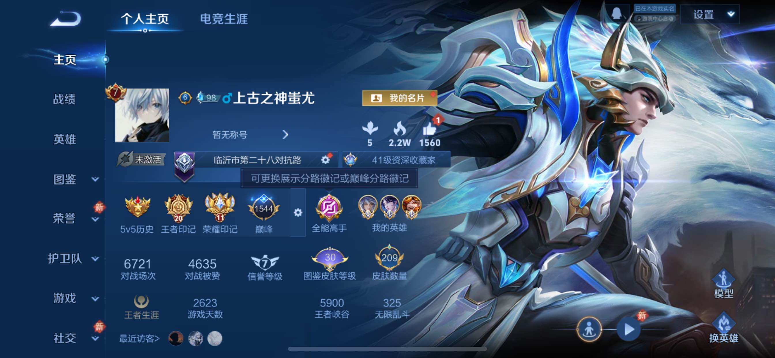 WZCMY3446889王者荣耀账号详情图2