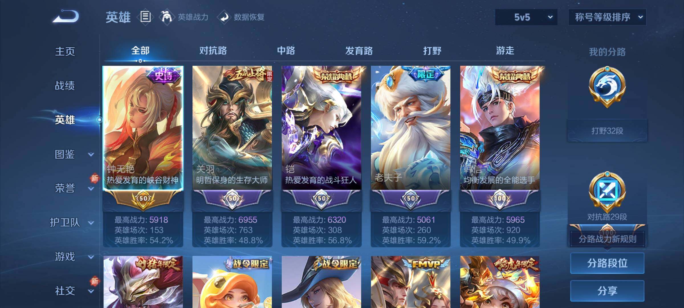 WZCMY3450873王者荣耀账号详情图3