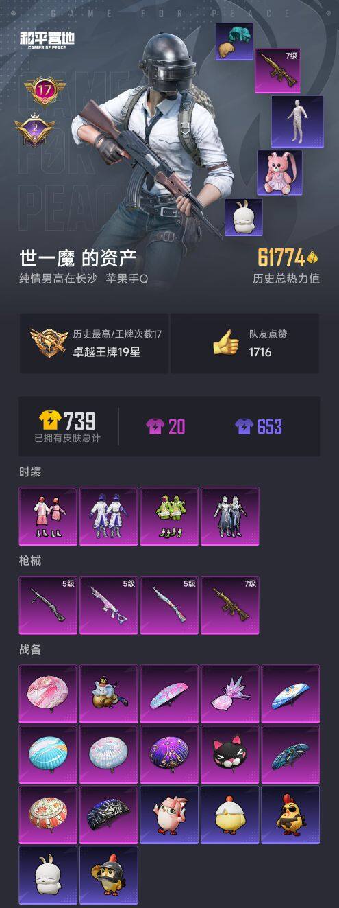 HPCMW3437643和平精英账号详情图7