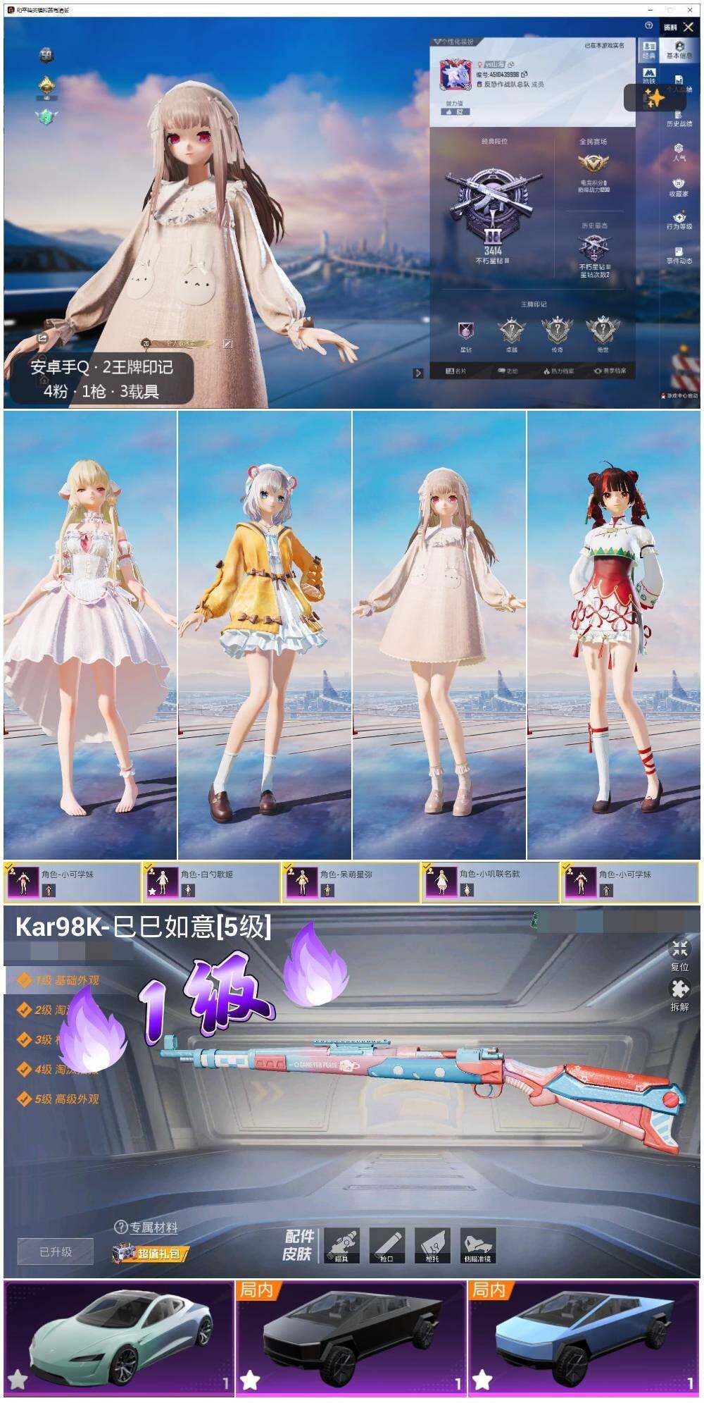 HPCMW3440754和平精英账号详情图2