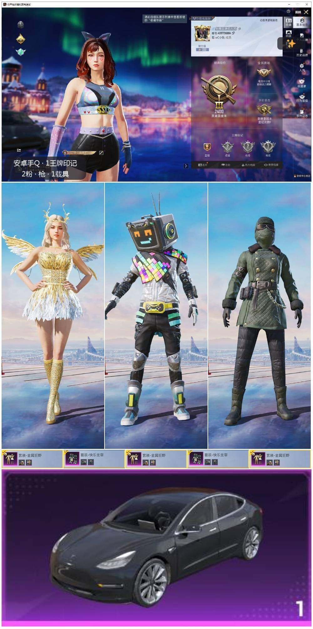 HPLX3440738和平精英账号详情图2