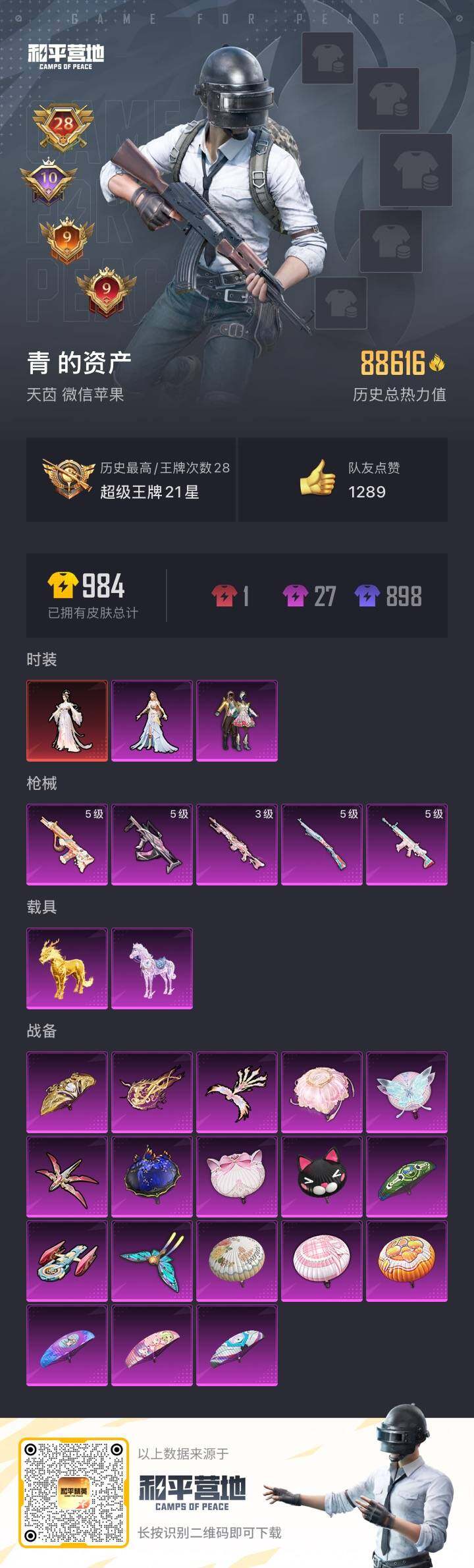 HPKG454021和平精英账号详情图2