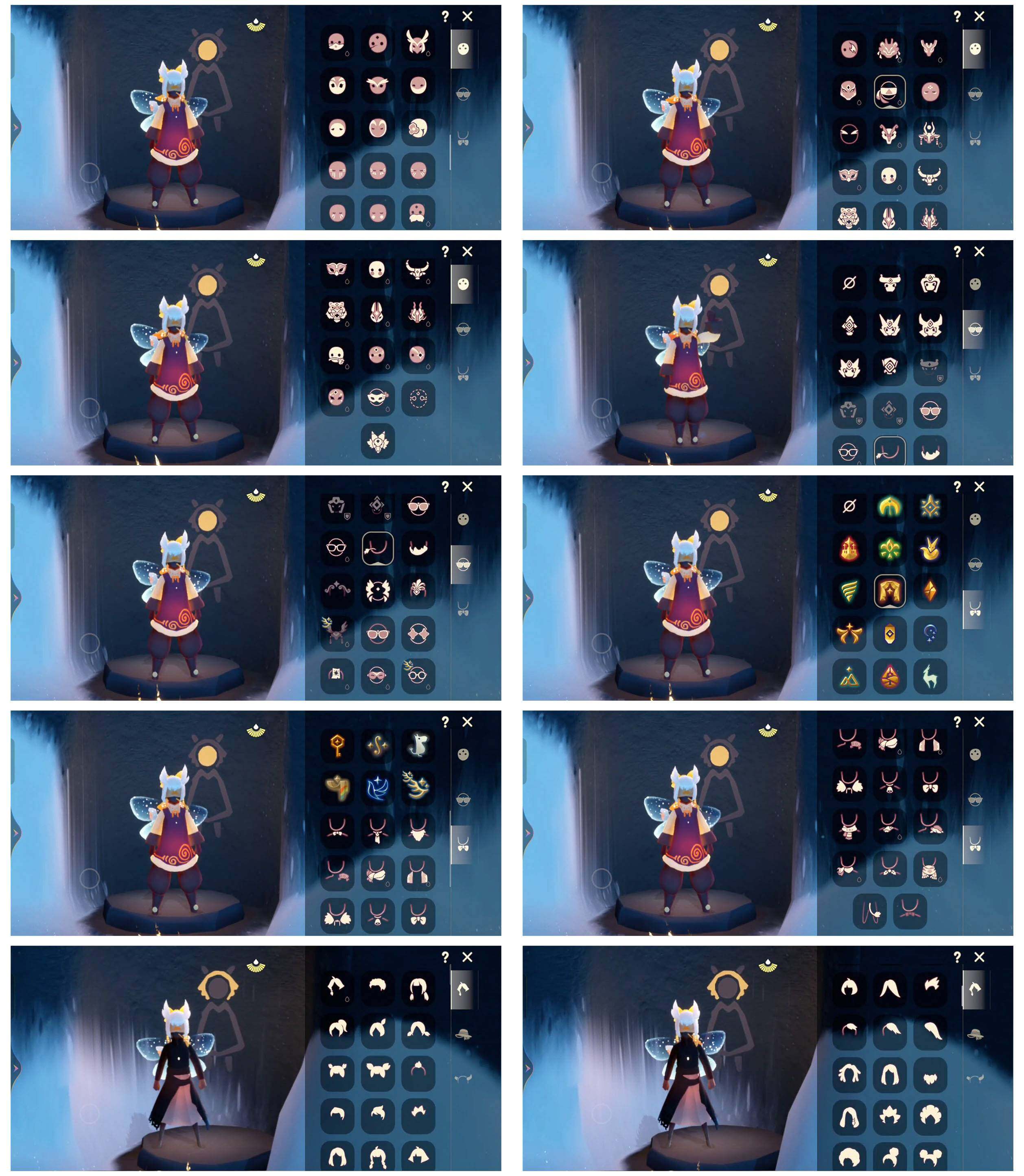 光遇账号vivo渠道服20季11翼阿努比斯透明蝶翼蝙蝠斗绊爱巫师帽白枭绊爱套装圣诞鹿角跷跷板妮妮长裙详情看图，价格可刀
资源：蜡烛  565  爱心 465   红烛 7  翼11
已毕业地图：全图毕业
毕业季节： 圣岛