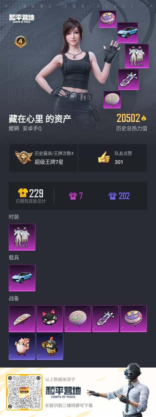 HPLX3440627和平精英账号详情图3 HPLX3440627和平精英账号详情图3