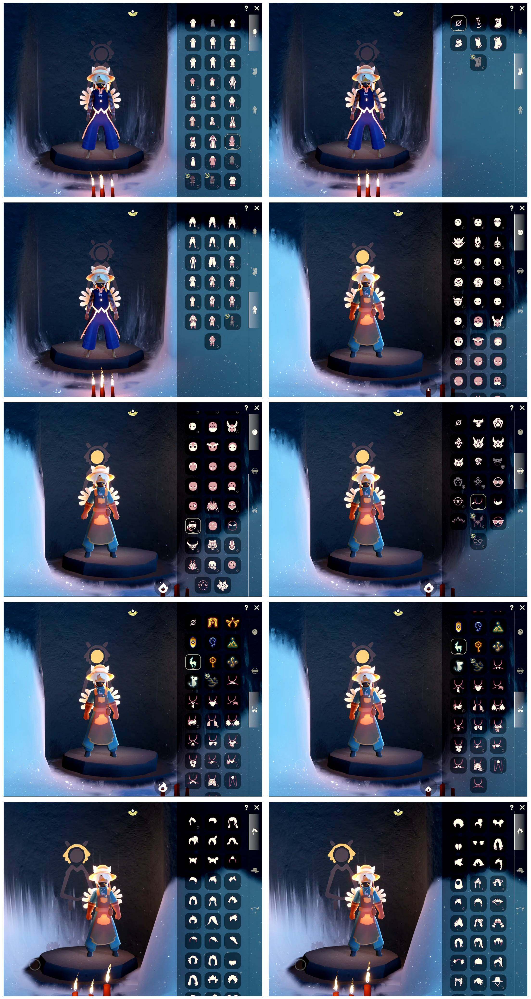 光遇账号iOS官服9季12翼1.19可换绑白枭巫师帽武士裤大铁头绊爱妮妮长裙鲲灯雪花发夹绿丝带猫猫头详情看图，价格可刀
资源：蜡烛 34   爱心153    红烛 44  翼12
已毕业地图：全图毕业
毕业季节： 