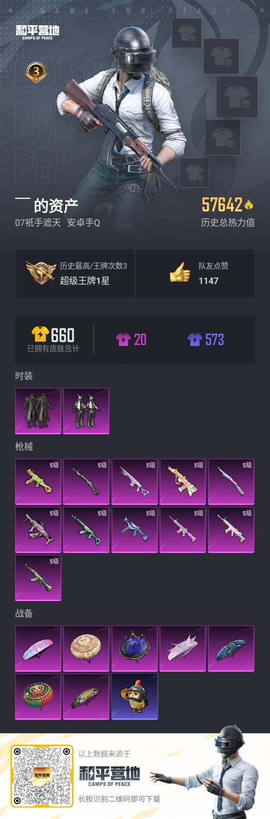 HPLX3440716和平精英账号详情图3