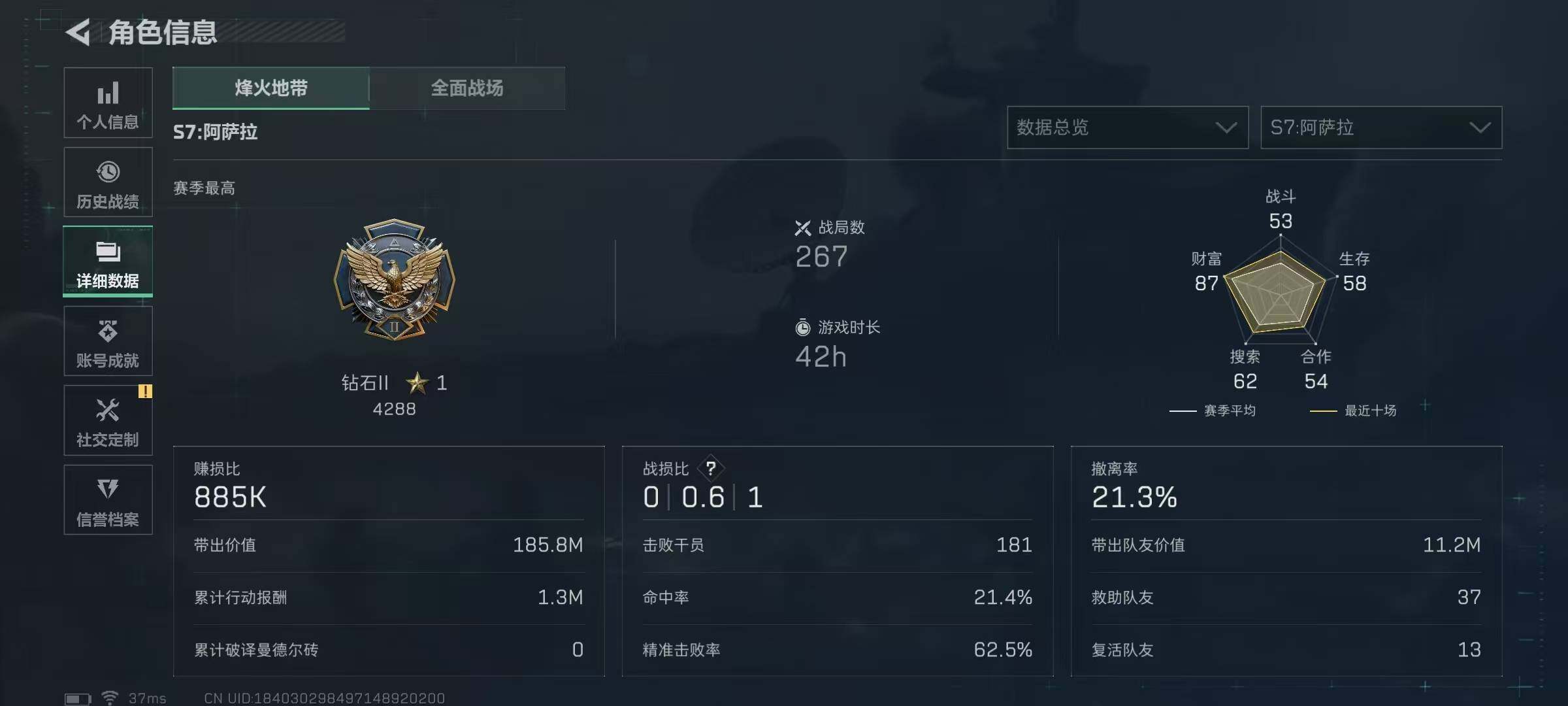 SJZEY392505三角洲行动账号详情图5