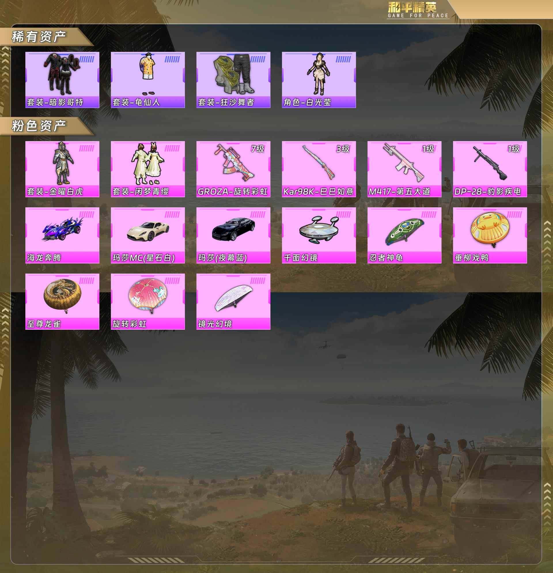 HPQM478089和平精英账号详情图6