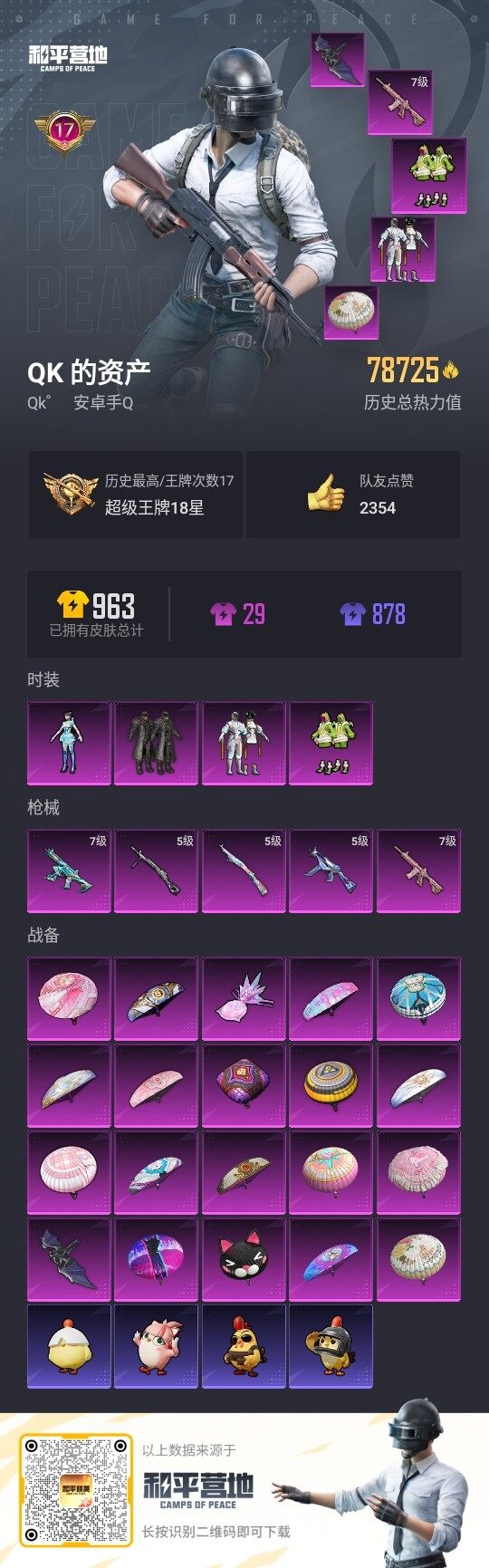 HPLX3440630和平精英账号详情图3