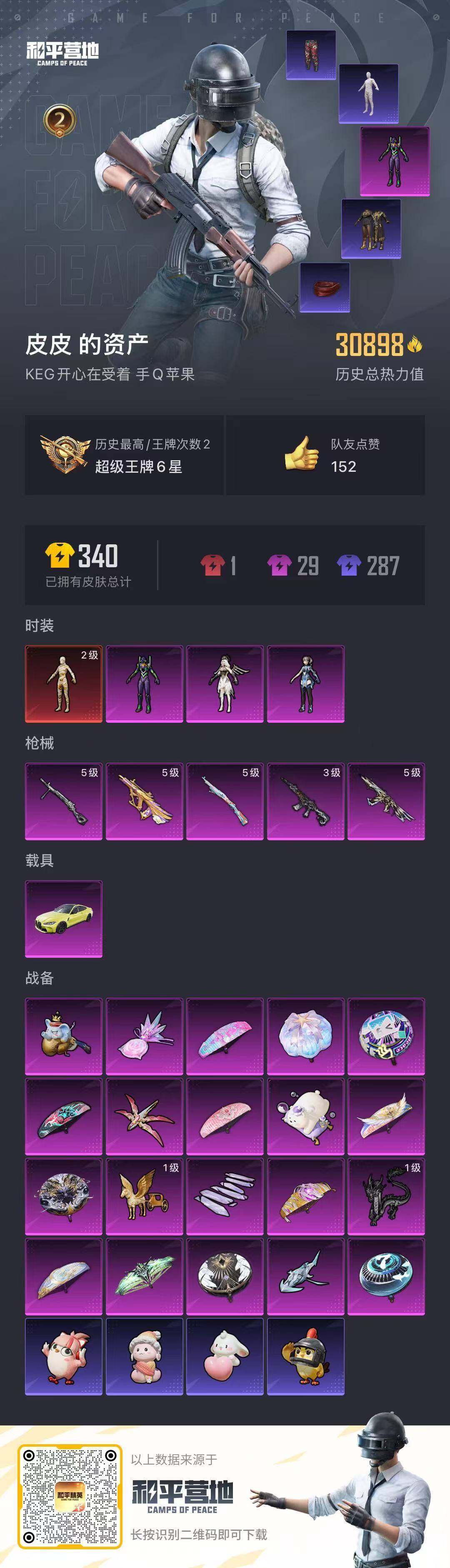 HPQM3437988和平精英账号详情图23 HPQM3437988和平精英账号详情图23