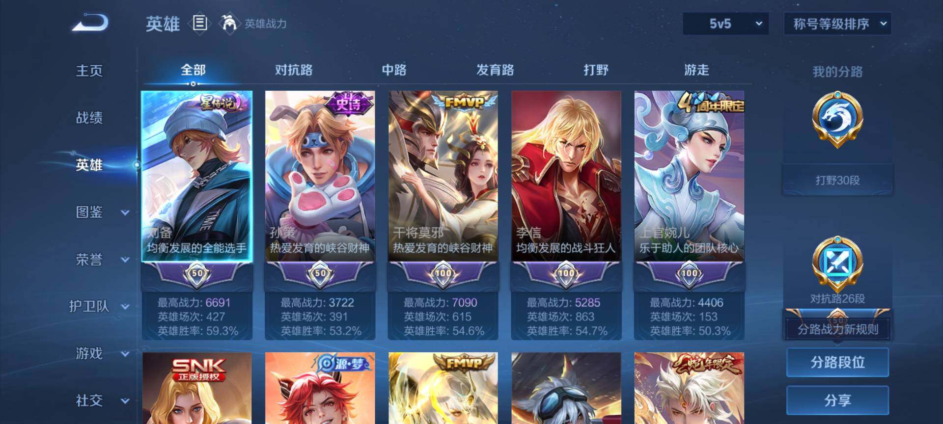 WZCMW3446548王者荣耀账号详情图3