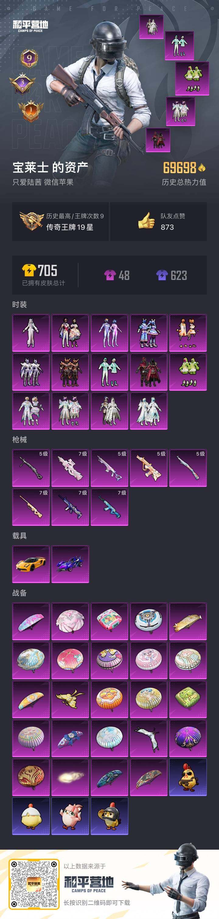 HPDN3437976和平精英账号详情图5