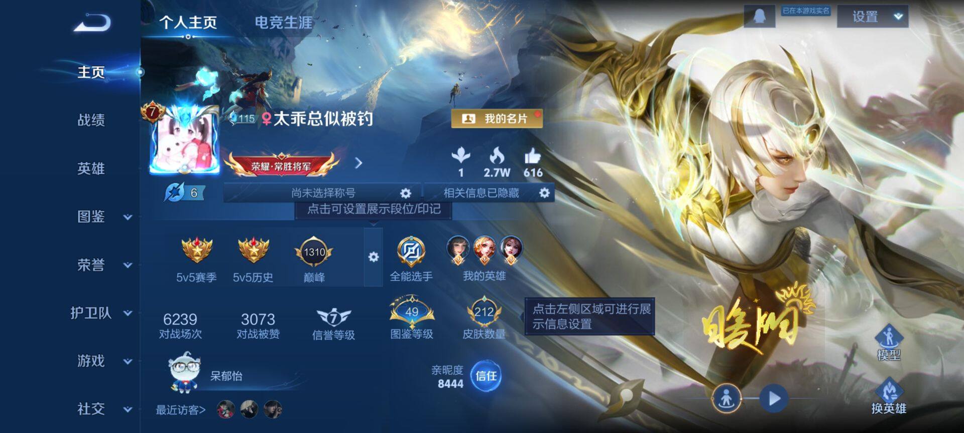 WZCMW3446606王者荣耀账号详情图2