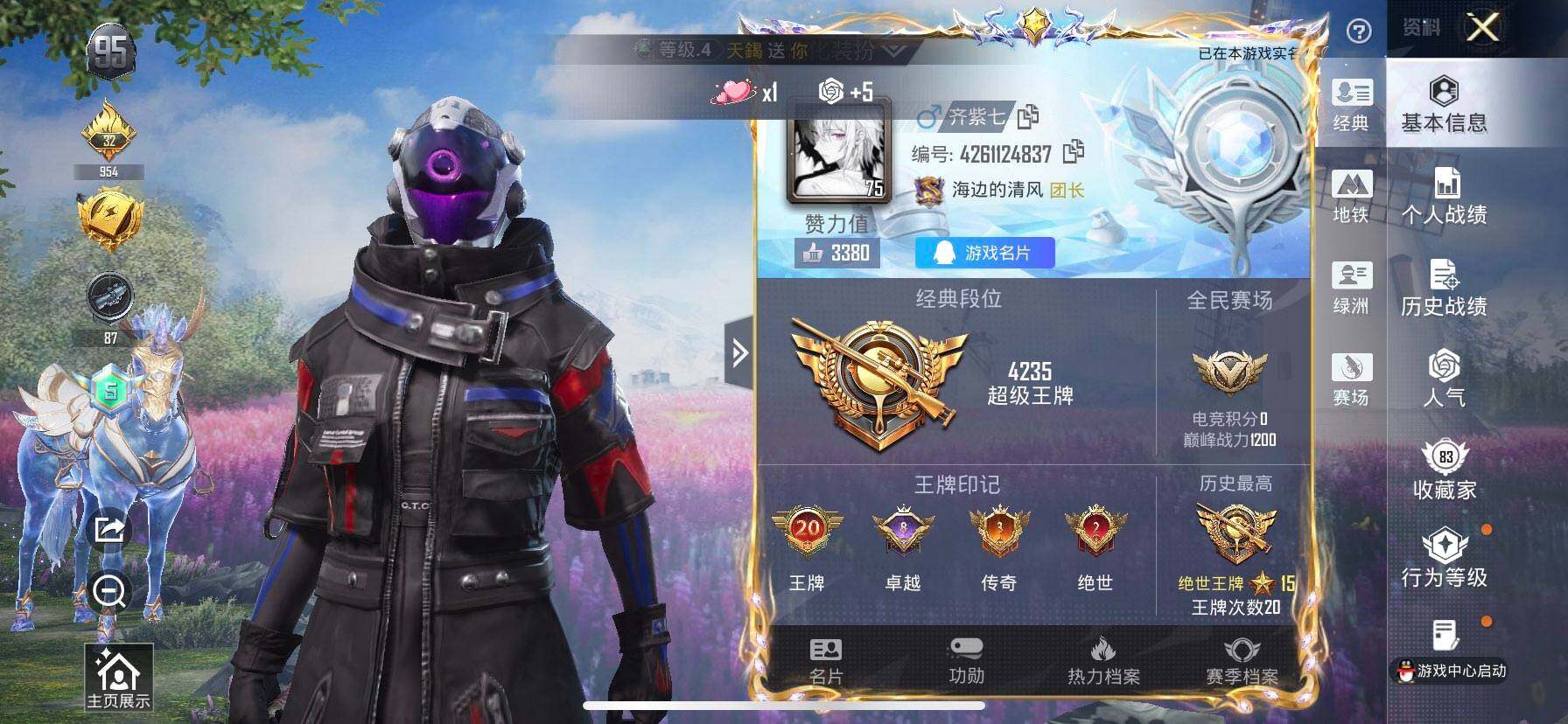 HPDN3437978和平精英账号详情图2