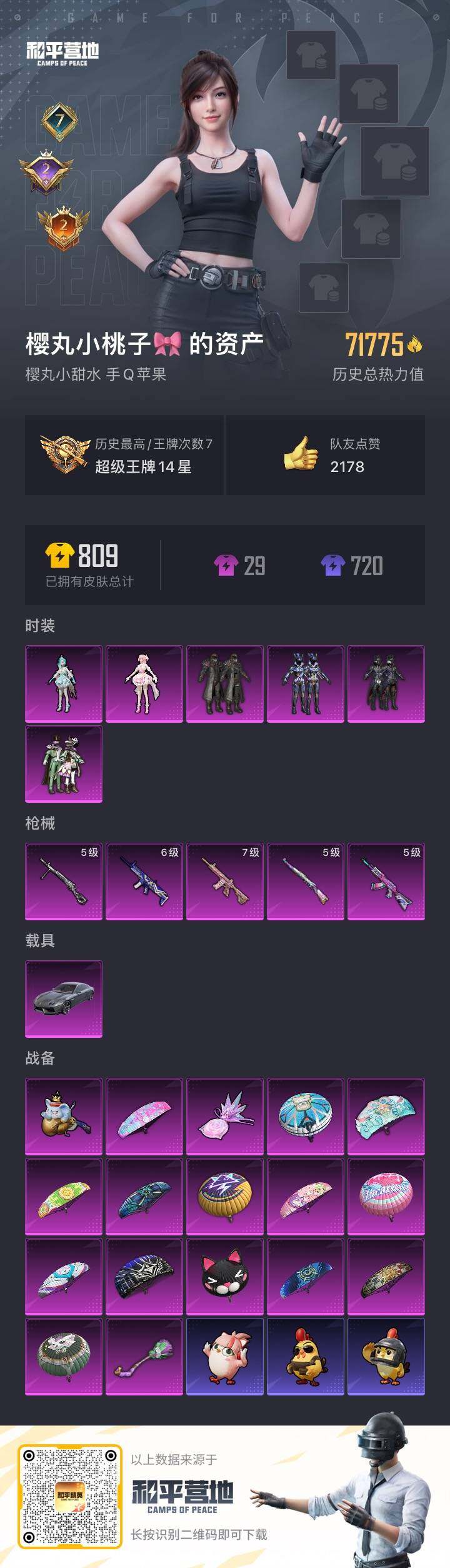 HPDN3437982和平精英账号详情图5