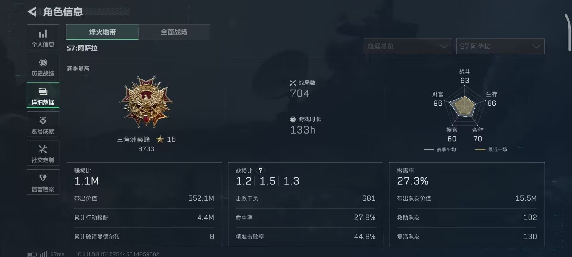 SJZQM392558三角洲行动账号详情图14