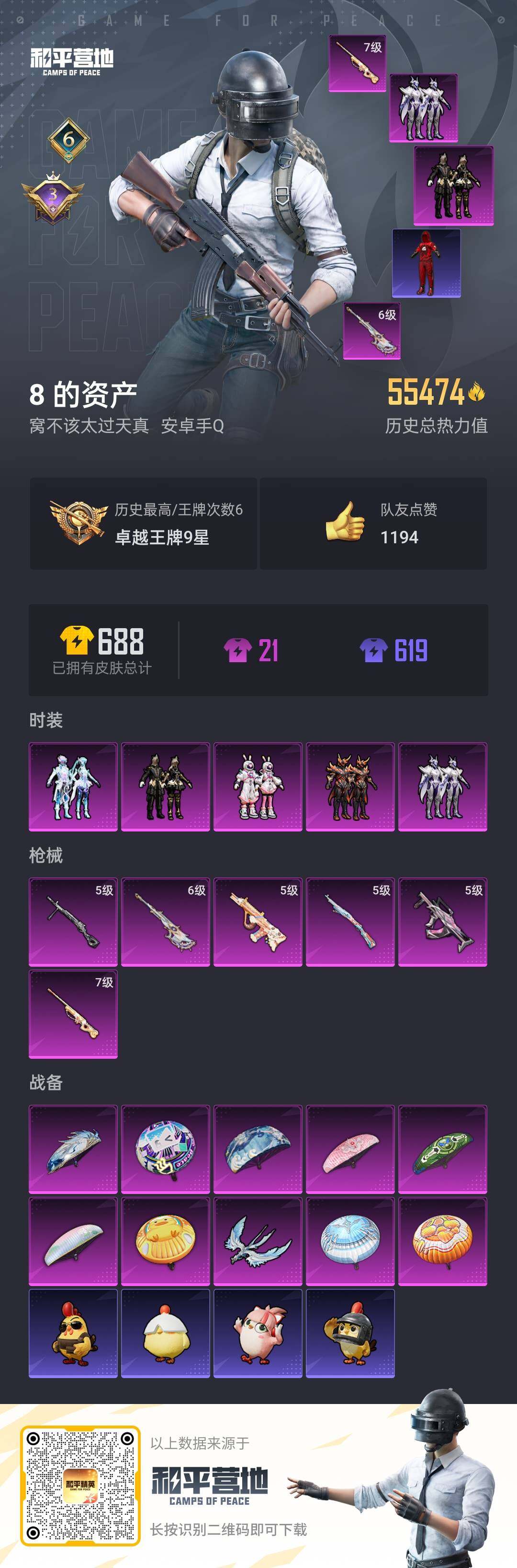 HPKG461580和平精英账号详情图10