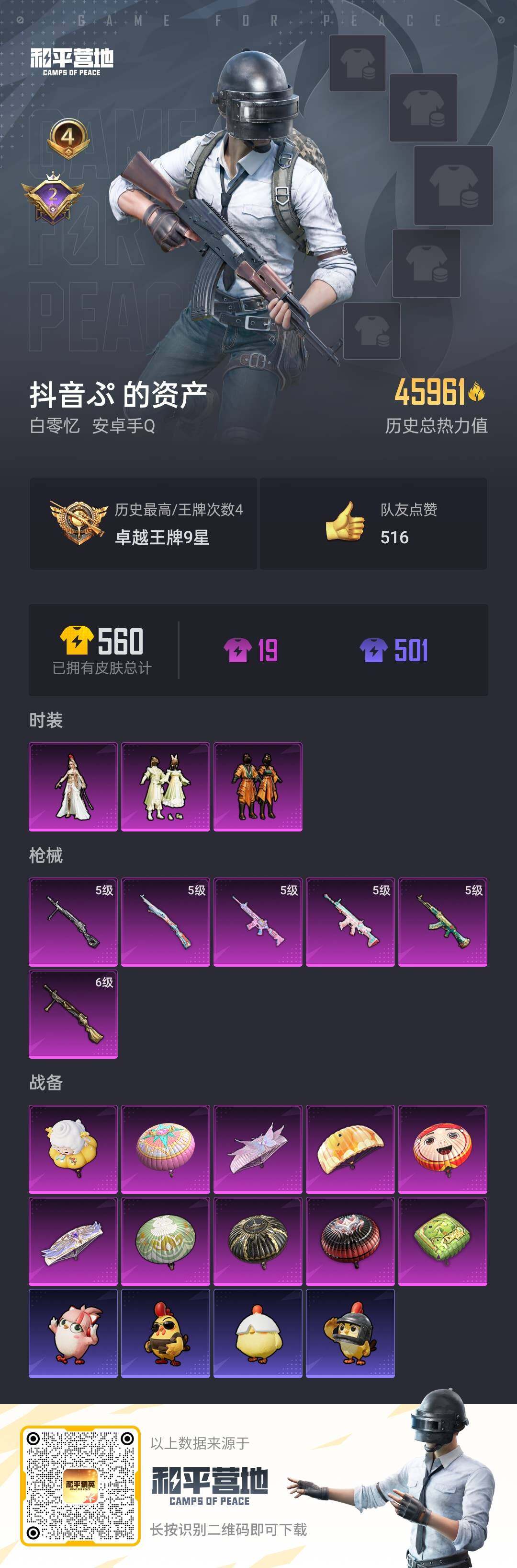 HPKG461581和平精英账号详情图8