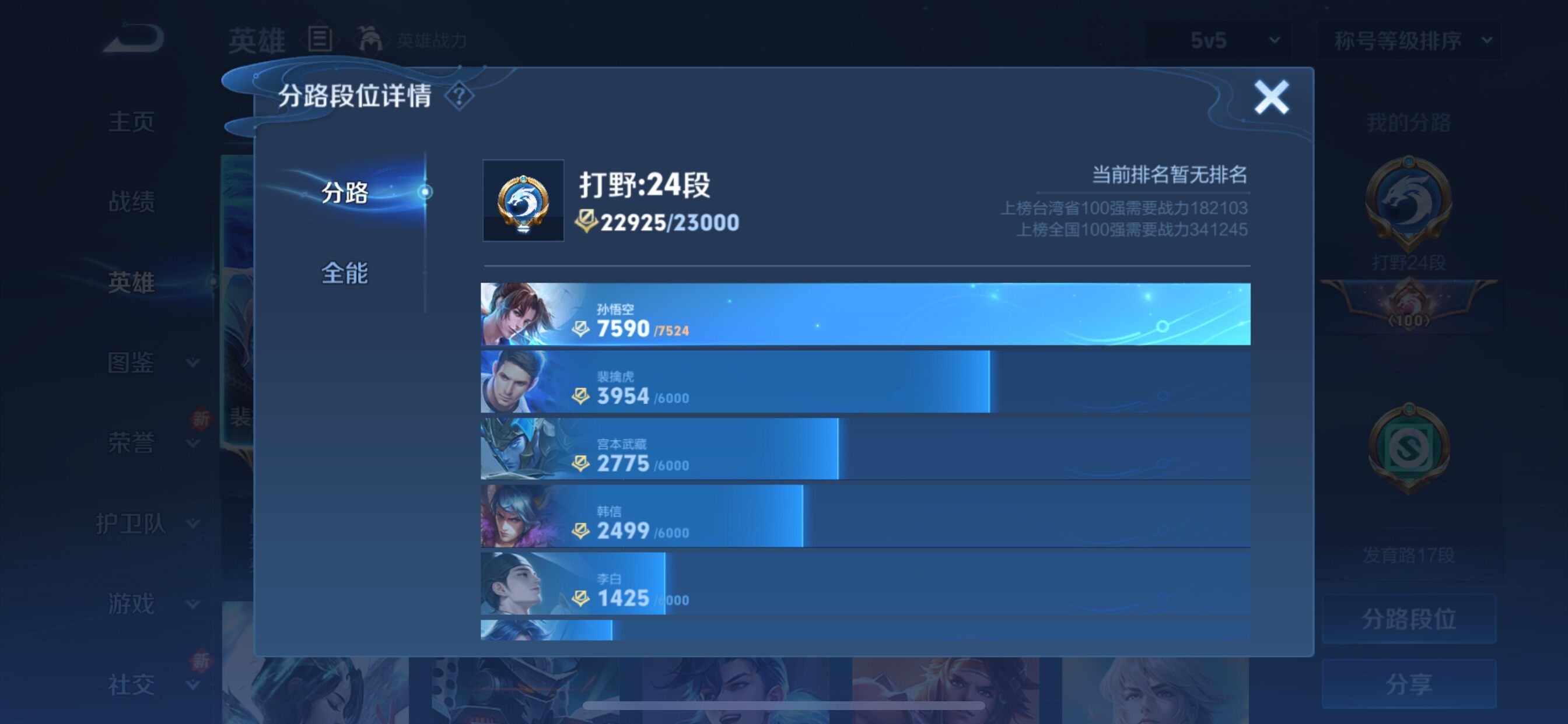 WZCMY3453613王者荣耀账号详情图4