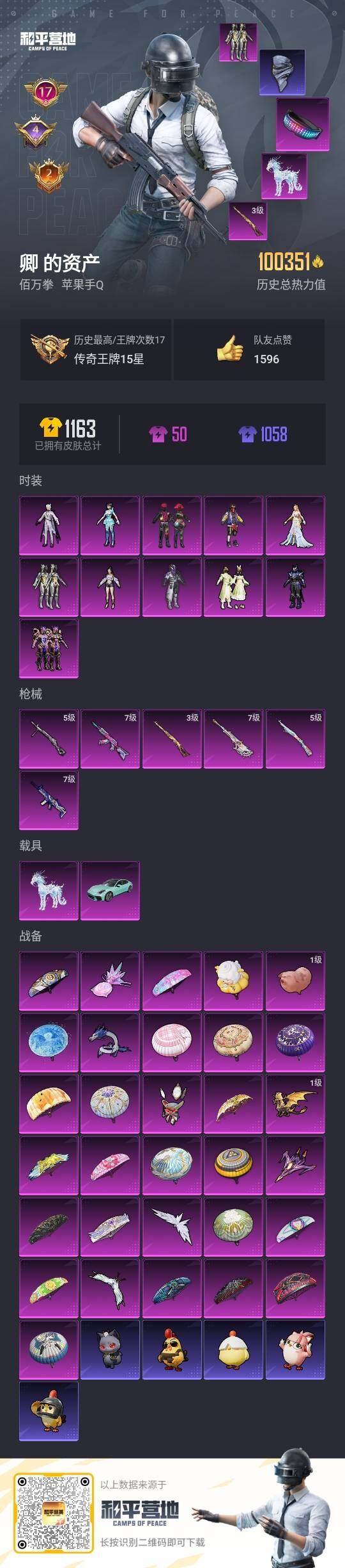 HPLX3440606和平精英账号详情图2