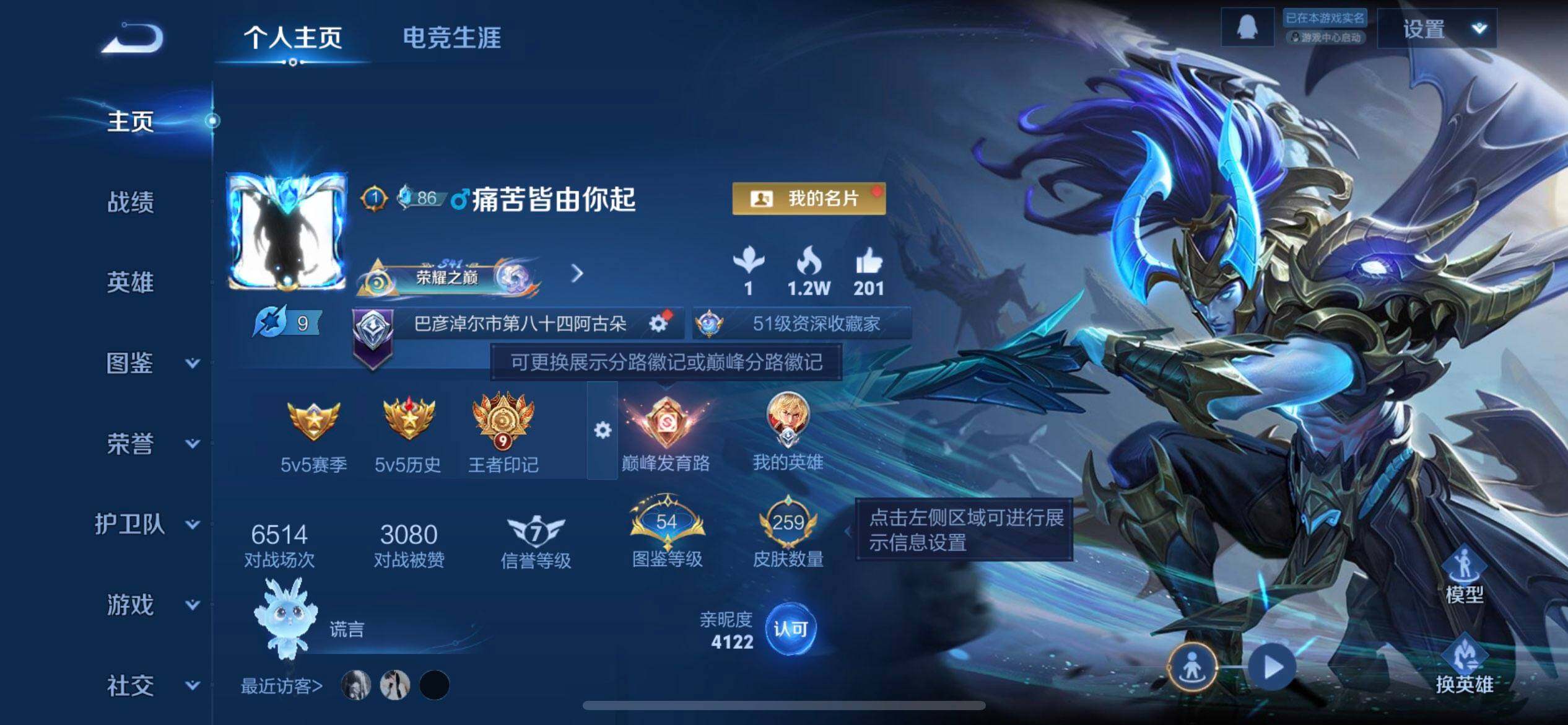 WZQM3457369王者荣耀账号详情图3